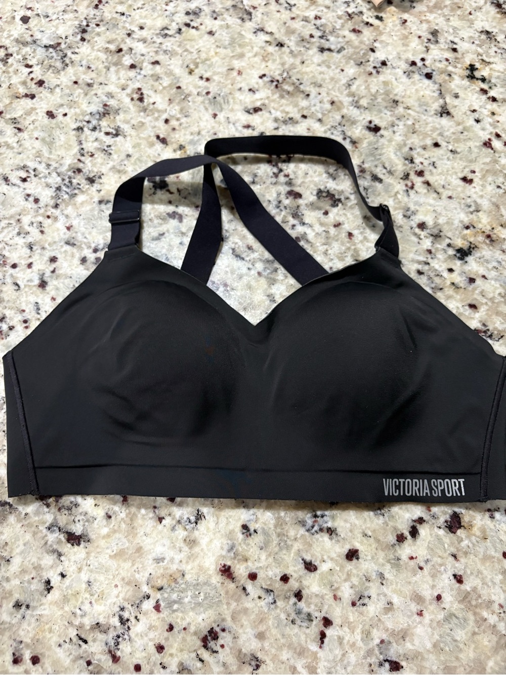 Victoria Sport Women's Black Padded Sports Bra